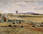 贝尔特 摩里索特 : The Little Windmill at Gennevilliers